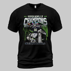 2026 Seattle Seahawks Super Bowl LX Champions T Shirt 73